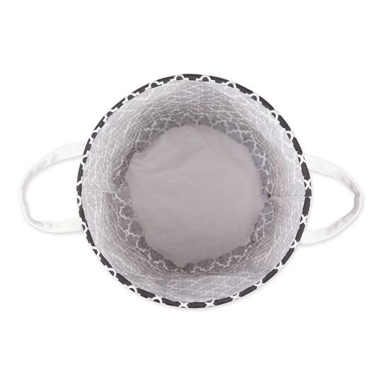 DII® Round Lattice PE-Coated Cotton Polyester Laundry Hamper